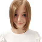 peruka bob bez grzywki dziecięca Eli-lightbrown / Ellen Wille -30cm