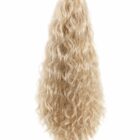 Długa falowana dopinka/treska 85642 w kolorze kasztanowym 60cm + kolory / 63cm