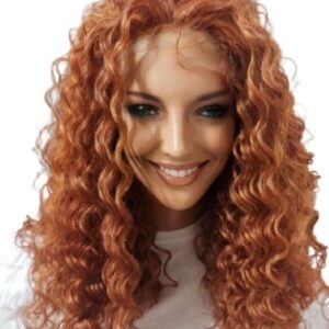 Peruka afro loki bez grzywki Dolce Georgina w kolorze orange 350 -50cm