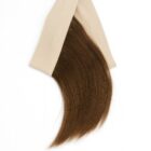 Naturalne doczepiane włosy dla dziecka  w kolorze brąz-25cm