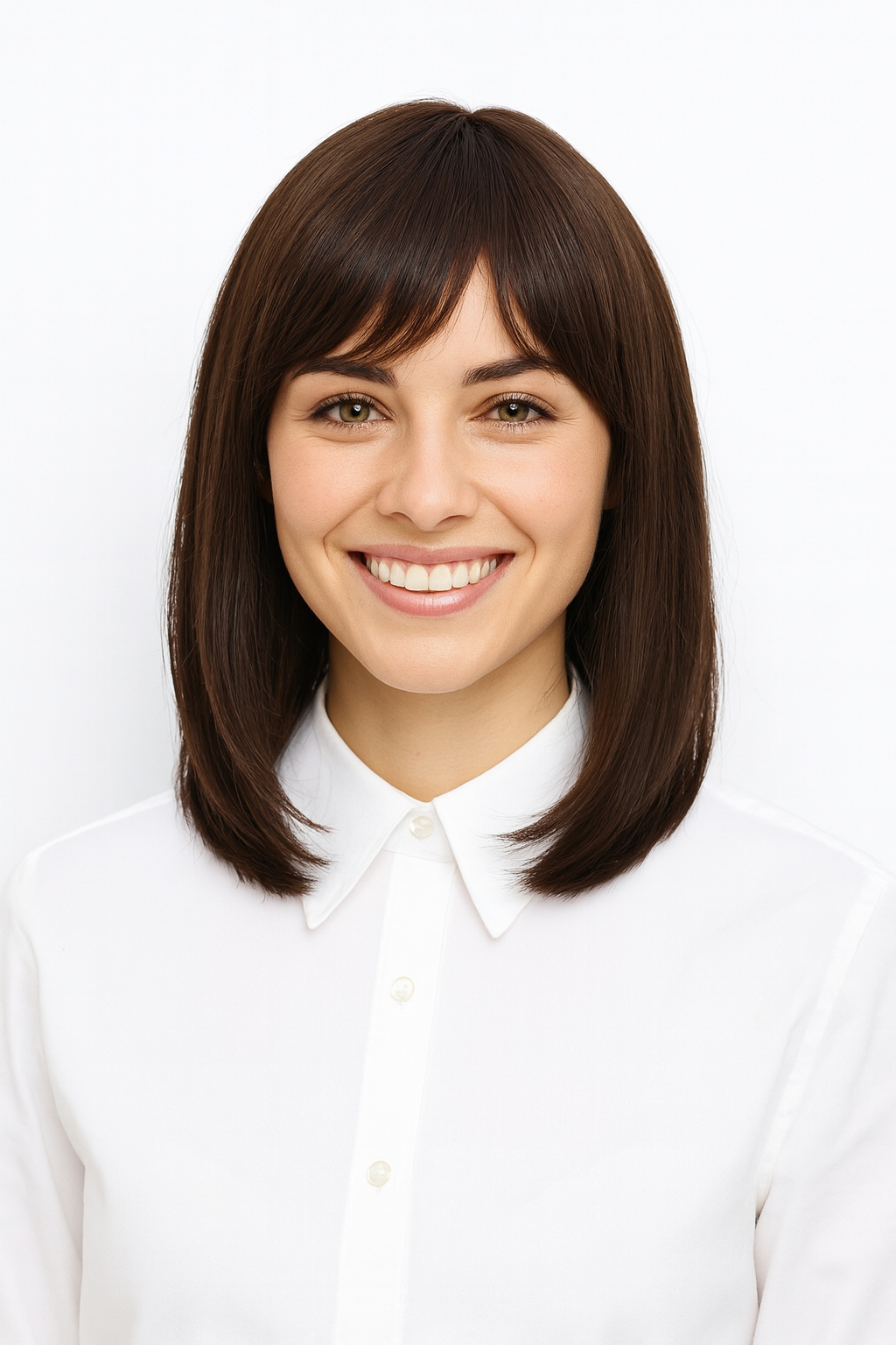 Peruka Long Bob z grzywką 013/6 - czekoladowy brąz -Nowa formuła włosów -37cm Peruka Long Bob z grzywką 013/6 - czekoladowy brąz -Nowa formuła włosów -37cm