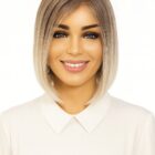 Peruka bob bez grzywki Magi Stage , pearl blond balayage 26cm Gisela Mayer