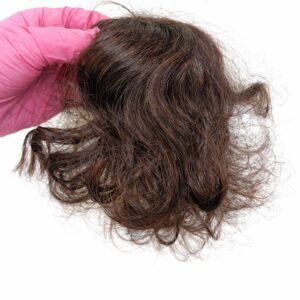 doczepiany kok na gumce naturalny Lux B Me  XXl    gorzka czekolada 2/4-19cm