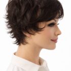 Krótka peruka z grzywką Maya w kolorze 4/6  +inne  kolory Heat resistance fiber