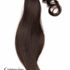 Kucyk na grzebyku, kitka, treska owijana kosmykiem Liverpol w kolorze brąz 8 + inne kolory -45cm