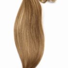 Kucyk na grzebyku, kitka, treska owijana kosmykiem Liverpol w kolorze brąz 8 + inne kolory -45cm