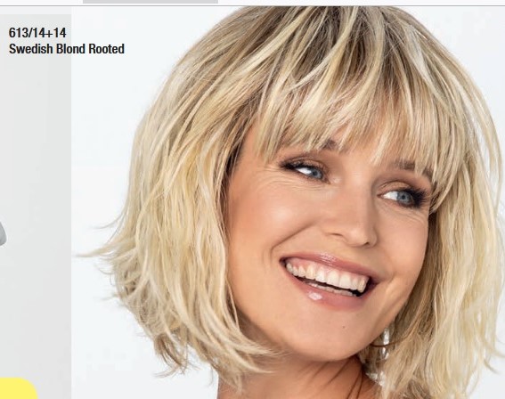 Peruka Magic Clou  bob falowany z grzywką swedish blond bal.+ kolory