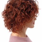 Peruka syntetyczna  mokra włoszka z grzywką Liluu -sangria mix  termohair-30cm
