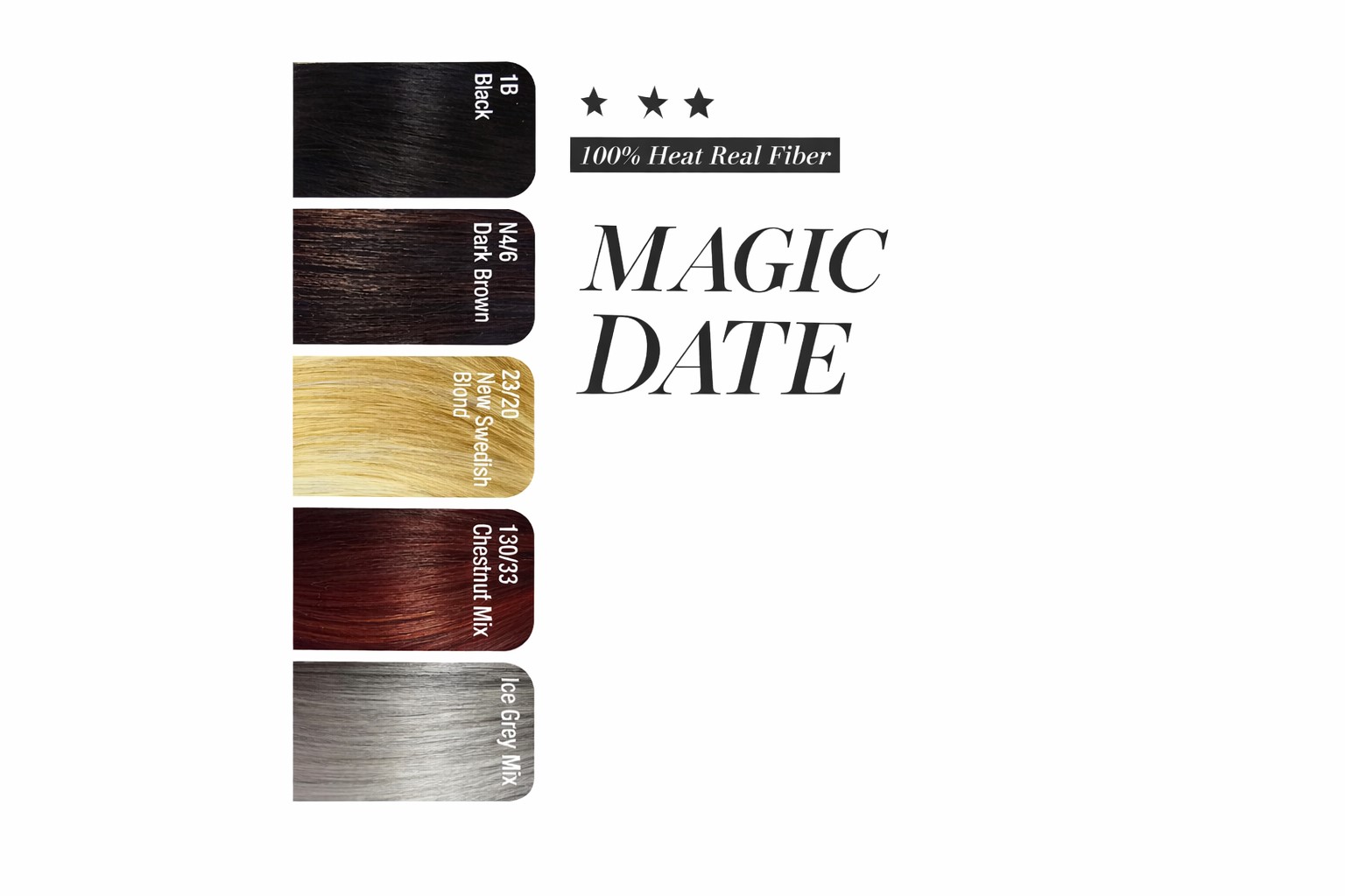 Peruka Magic Date , bob termiczny by Gisela Mayer czarny +kolory