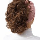 Treska, dopinka mokra włoszka 1227-10 -ok 25cm jasny brąz