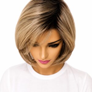 Tupet, topper dla kobiet syntetyczny, Sewilla lace w kolorze piaskowego blond mixu z efektem odrostu T/T4/16