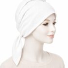 Turban Tess z Lnu w kolorze jeansu + kolory