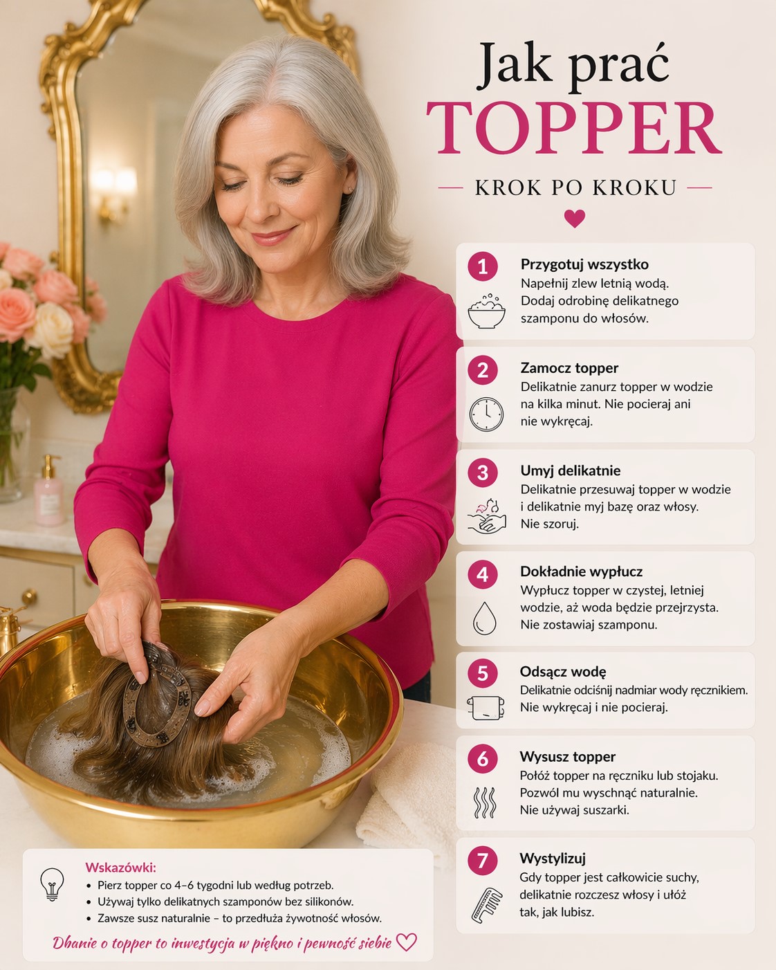 Topper syntetyczny falowany Adeleide mono w kolorze pastelowego blondu -45cm / + kolory Topper syntetyczny falowany Adeleide mono w kolorze pastelowego blondu -45cm / + kolory