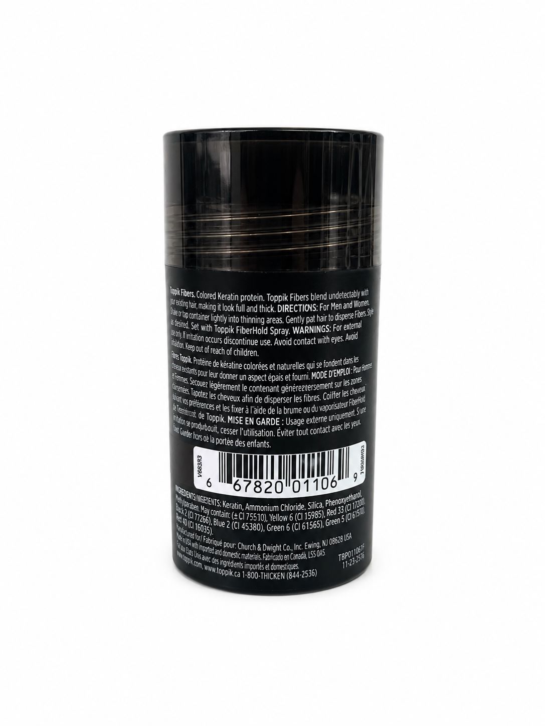 Toppik  Hair Building  Gray  / 12 g   made in USA  - włókna zagęszczające