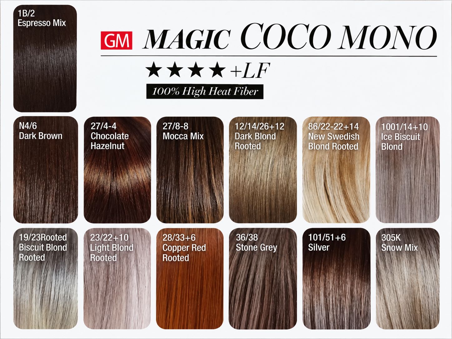 Peruka  bob bez grzywki Magic Coco Mono Light Blond Rooted + kolory ok26cm / by  Gisela Mayer