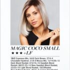 Peruka  bob bez grzywki Magic Coco Mono Light Blond Rooted + kolory ok26cm / by  Gisela Mayer