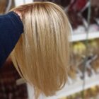 Topper , dopinka maskująca Acapulco mono part -pastelowy blond z odrostem + kolory 43cm termohair Topper , dopinka maskująca Acapulco mono part -pastelowy blond z odrostem + kolory 43cm termohair