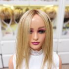 Topper , dopinka maskująca Acapulco mono part -pastelowy blond z odrostem + kolory 43cm termohair Topper , dopinka maskująca Acapulco mono part -pastelowy blond z odrostem + kolory 43cm termohair